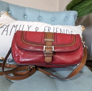 Burberry leather crossbody bag